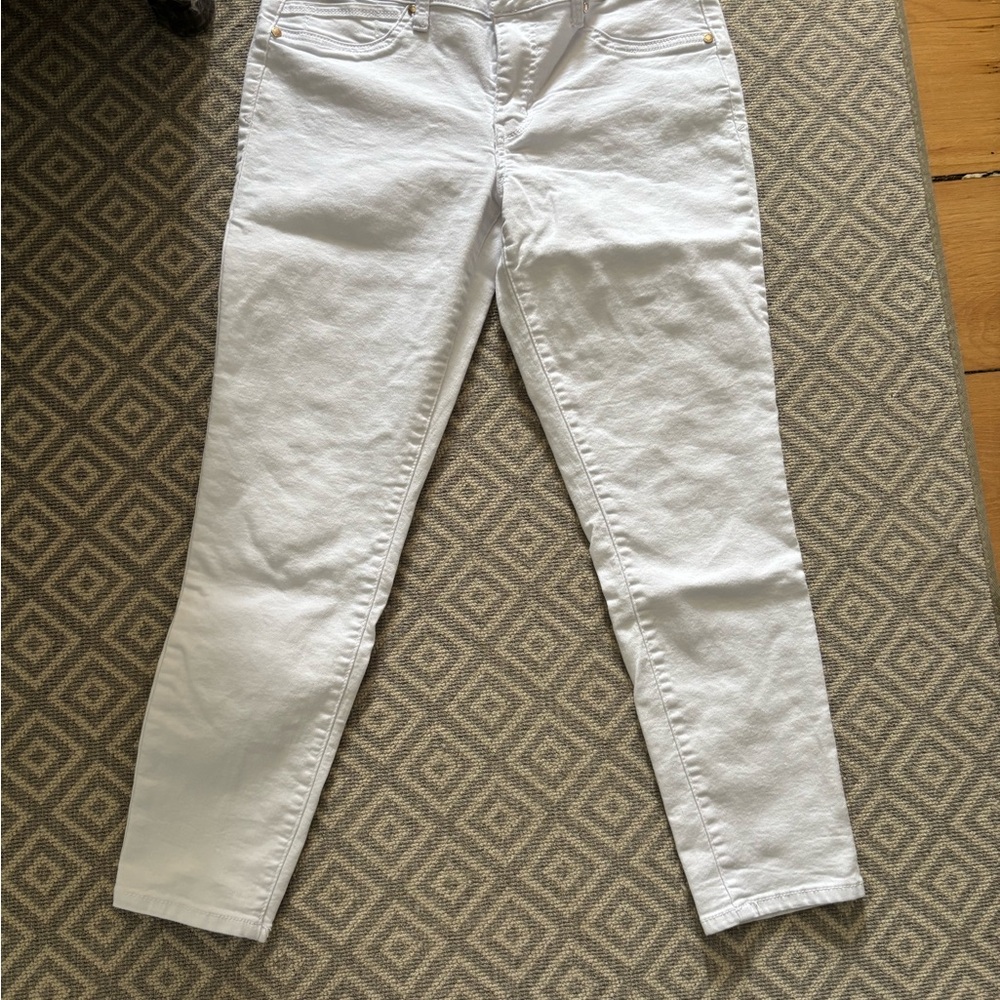 1822 Denim Women's White Skinny Jeans